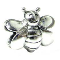 Sterling silver Honey Bee Bead for Pandora Troll European Charm Bracelets