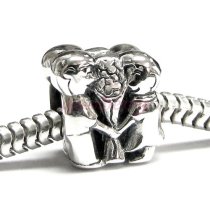 Sterling silver Sweet Dating Lover Couple Bead for Pandora Troll European Charm Bracelets