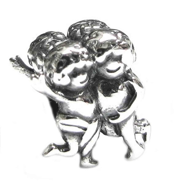 Sterling silver Gemini Zodiac Bead for Pandora Troll European Charm Bracelets